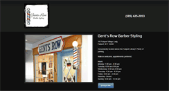 Desktop Screenshot of gentsrowbarberstyling.com