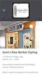 Mobile Screenshot of gentsrowbarberstyling.com